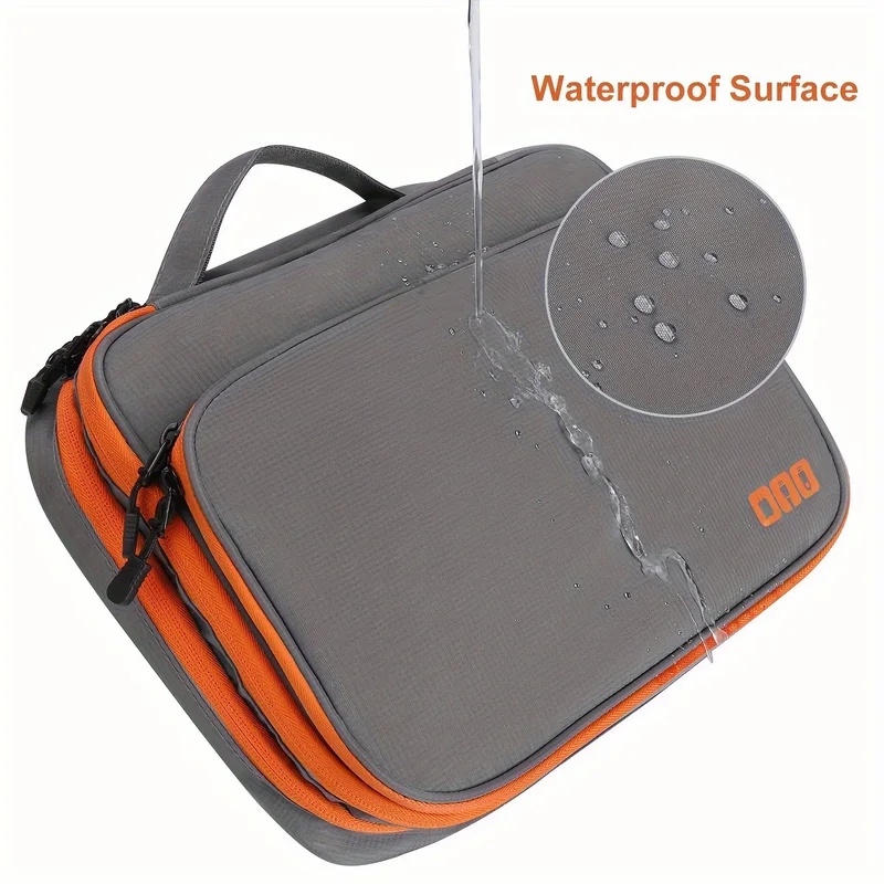 Tech Accessories Case - Pochette organisatrice électronique à plusieurs compartiments,