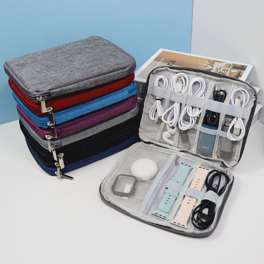 1 étui organisateur de câbles, - Tech Accessories Travel Organizer Pouch avis et prix