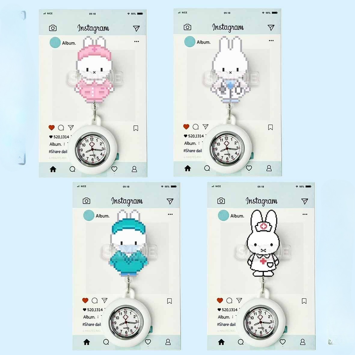 Montre infirmière rétractable  - Kawaii Tech Accessories avis et prix