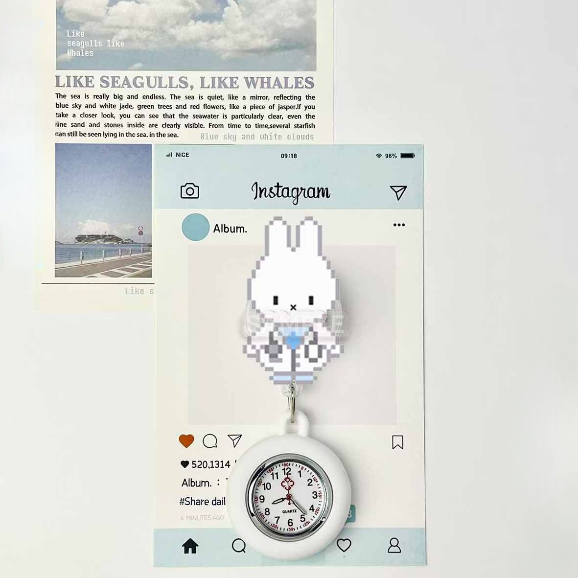Montre infirmière rétractable  - Kawaii Tech Accessories avis et prix
