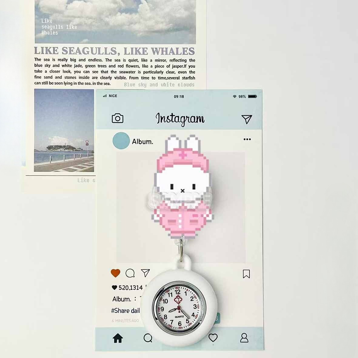 Montre infirmière rétractable  - Kawaii Tech Accessories avis et prix